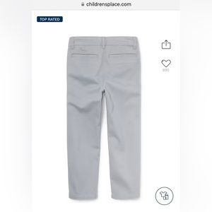 Boys Chinos - NWT - fin grey - size 6 skinny